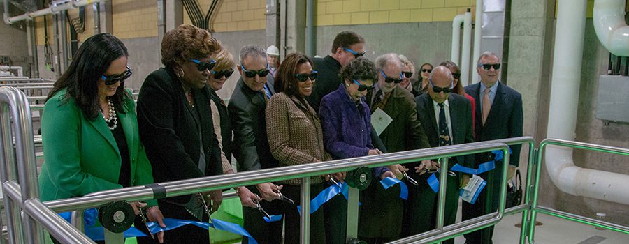 A group of people standing next to each other.